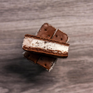 Freeze Dried Cookies and Cream Ice Cream Sandwich